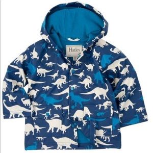 Hatley kids rain jacket dinosaur print size 6